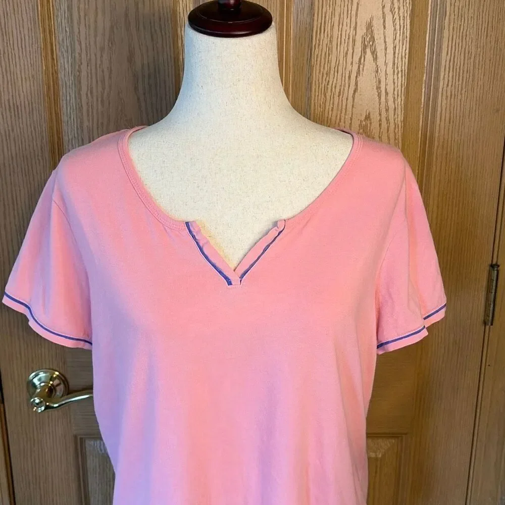 Karen Neuburger 2 Piece T-Shirt Shorts Pajama Set Medium‎